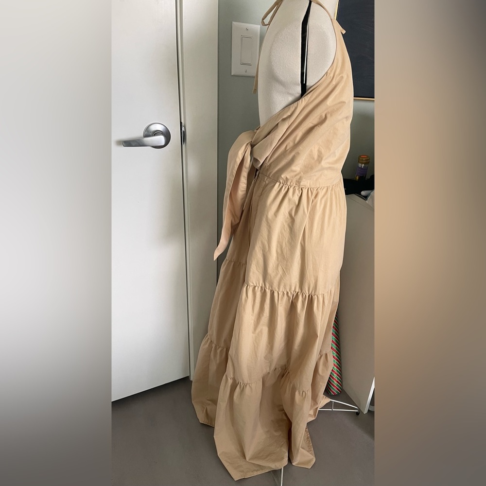 Khaki halter dress- NWT